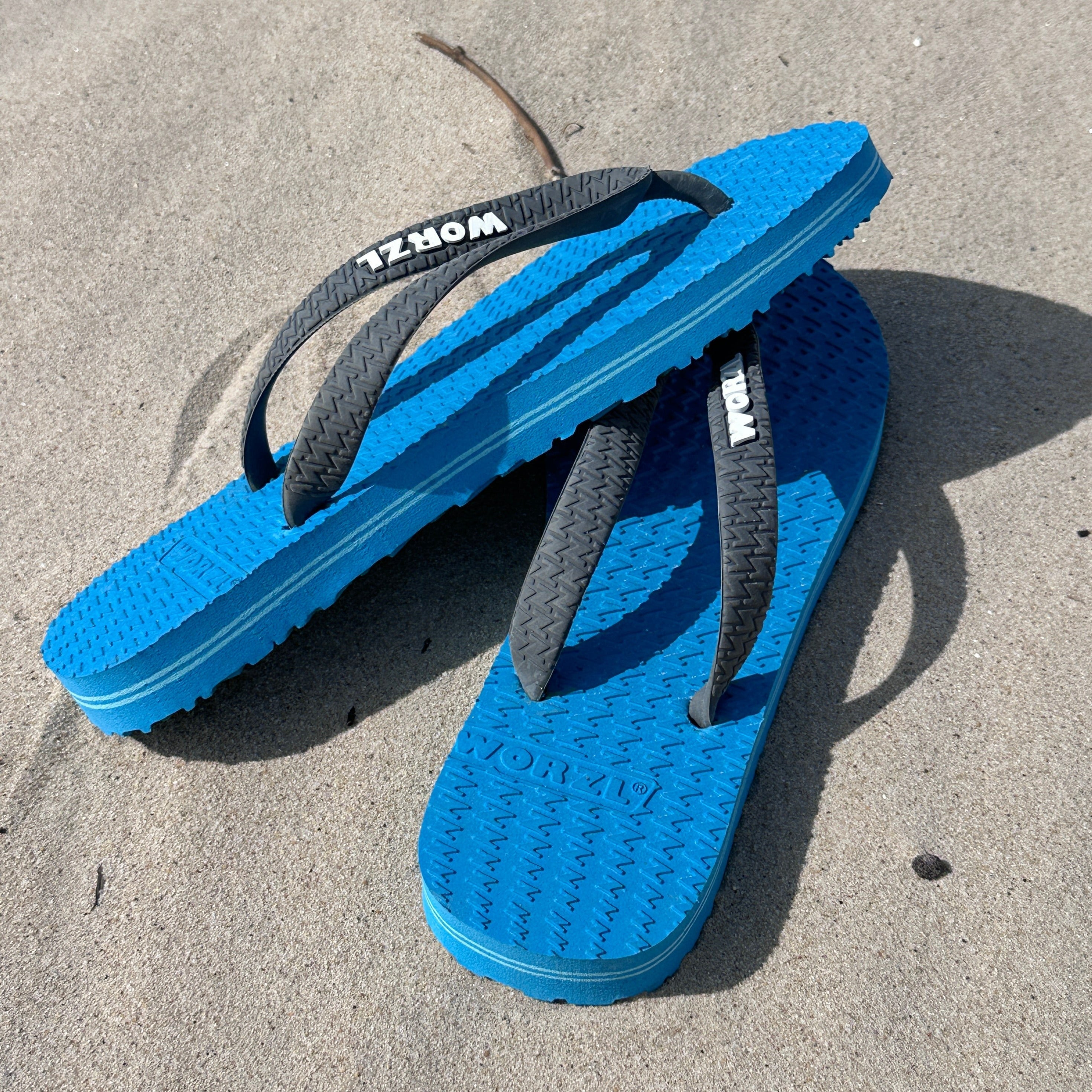 Mens non plastic biodegradable rubber flip flops made in the UK